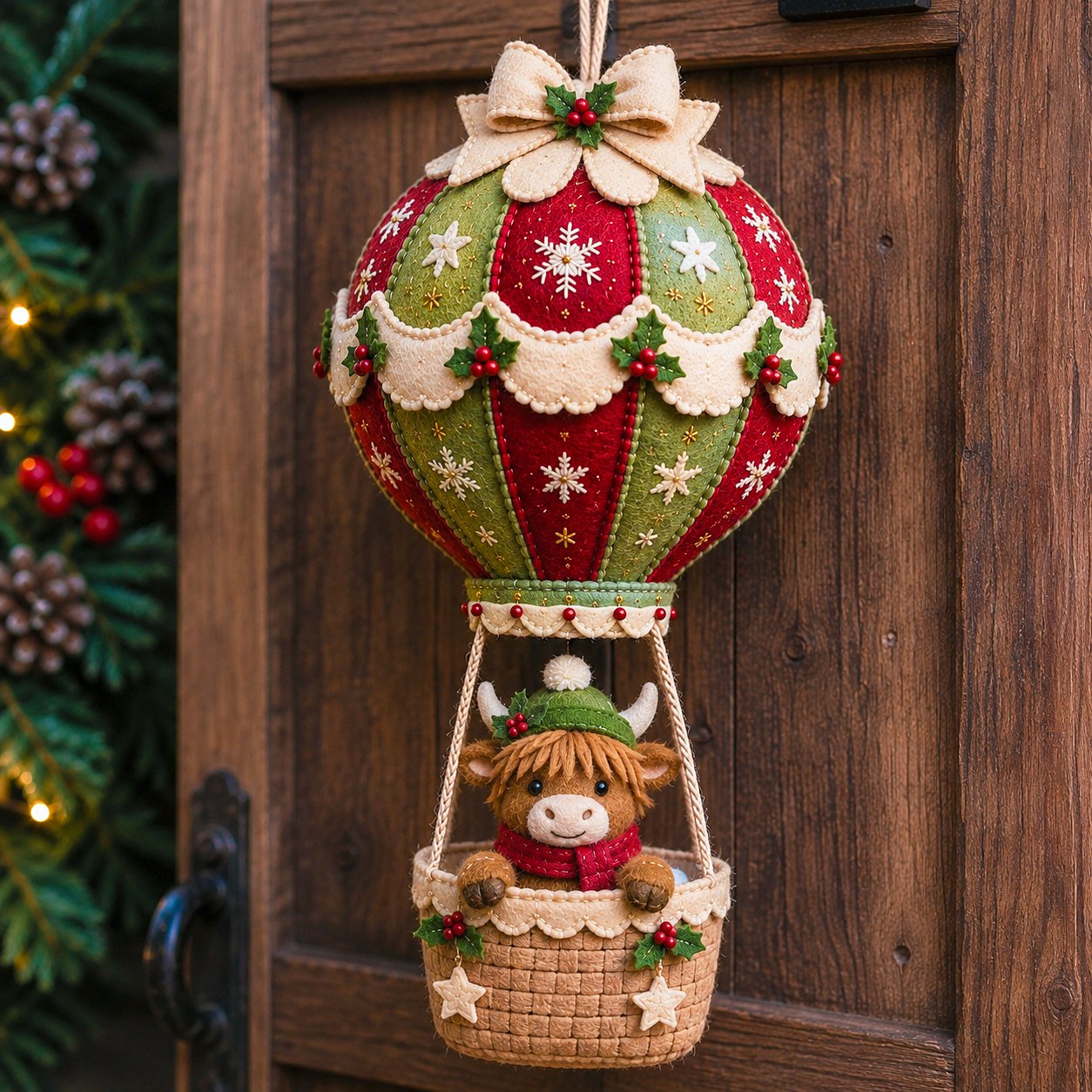 🎈 Christmas Hot Air Balloon Hanging Ornament DIY Kit | Festive Home Craft Set