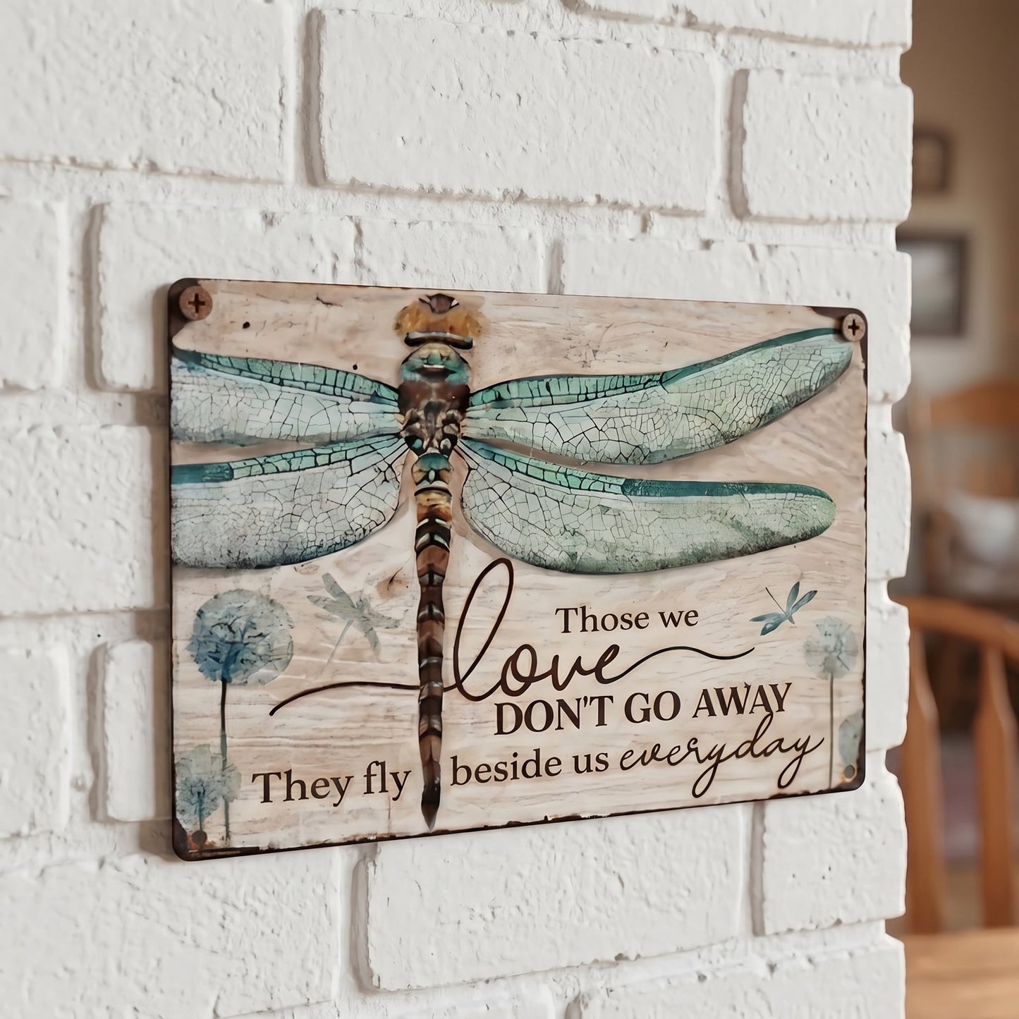 Gedenktafel für eine Libelle – Beileidsgeschenk