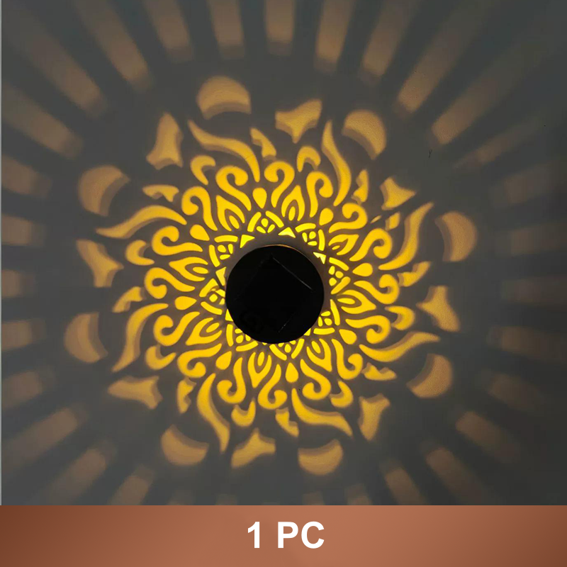 🌞✨✨ Solar-Mandala-Projektionswandleuchte
