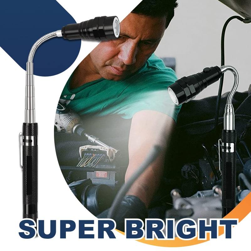 🔦 LIMITED-TIME 50% OFF! Multifunctional Telescopic Magnetic Torch | Flexible 360° Gooseneck Ultra Bright Workshop Light